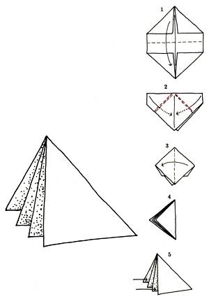 Хлопушка из бумаги схема | Бумага, Поделки, Искусство оригами